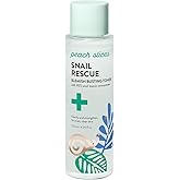 Peach Slices - Snail Rescue Blemish Busting Toner (4.05 oz) - 95% Snail Mucin Concentrate - Clarify, Strengthen, Balance - Hyaluronic Acid & CICA - Vegan & Cruelty Free - Korean Skin Care & Beauty