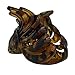 Shiny Spotted 5 inch Large Jaw Clip Hair Claw with leaf design (Motique Accessories)