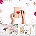 ONESING 400 Pcs Valentine's Day Heart Stickers Love Decorative Stickers 1.5 Inch Muticolor Self-Adhesive Heart Shape Stickers for Envelopes Cards Scrapbooking Anniversary Valentine's Day Party
