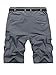 Shorts for Men Hiking Casual Quick Dry, Lightweight Tatical with Pockets Zipper Pockets,Camping, Travel