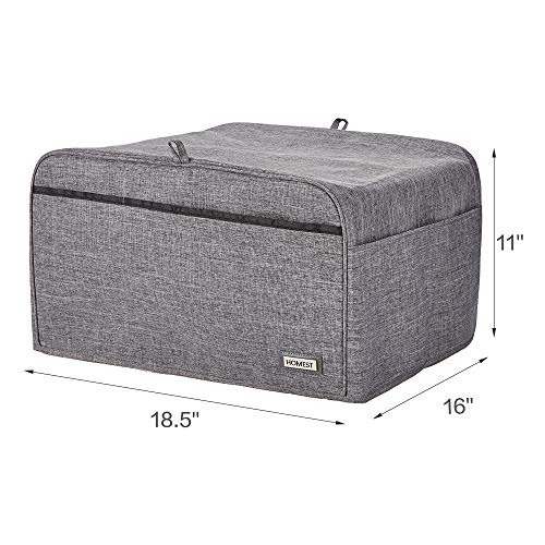 HOMEST Smart Toaster Oven Dust Cover with Accessory Pockets Compatible