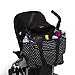 Built Go-Go Diaper Tote, in Mini Dot Black and White