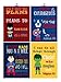 Superhero Christian Nursery or Kids Room Decor Set of 4 Unframed Prints with Bible Verses