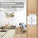 Smart Plug ESICOO - Plug A Certified Compatible with Alexa, Echo & Google Home & WiFi 2.4G - Only Cloud Intelligence App (4-Pack)