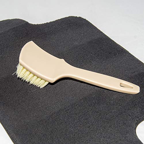 Automotive Interior Upholstery Floor mat Carpet Detailing Brush | Chemical Resistant Stiff Bristles | Ergonomic Handle | Clean Dirt Stains and Debri - Thumbnail 3