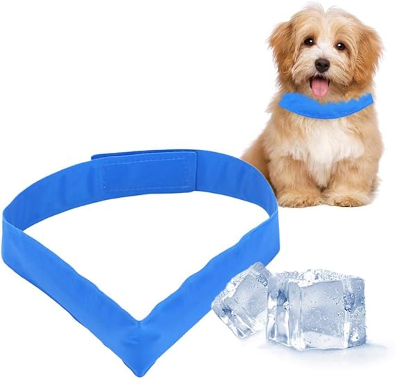 Baiwka Dog Cooling Collar, Cooling Dog Collar With Adjustable Neck Size