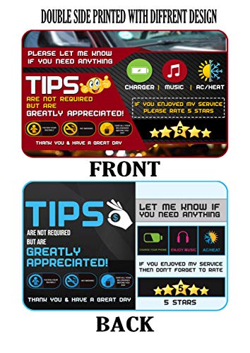 1 Rating+Appreciated+Ride+Share+Driver+Plastic