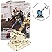 Marvel Avengers Thor Hammer Mjolnir 3D Wood Puzzle & Model Figure Kit (65 Pcs) - Build & Paint Your Own 3D Movie Toy - Holiday Educational Gift for Kids & Adults, No Glue Required, 12+ 