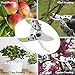 WORKPRO 2-Piece Pruning Shears Set, 8″ Bypass Professional Sharp SK-5 Steel Blade Garden Shears and 7.5” Handing Pruner with Steel Straight Bladethumb 4