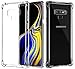 Galaxy Note 9 Case, Comsoon [Crystal Clear] [Shock Absorption] Soft TPU Bumper Thin Protective Case Cover with Raised Bezels & Camera Drop Protection for Samsung Galaxy Note 9 (2018) (Clear)