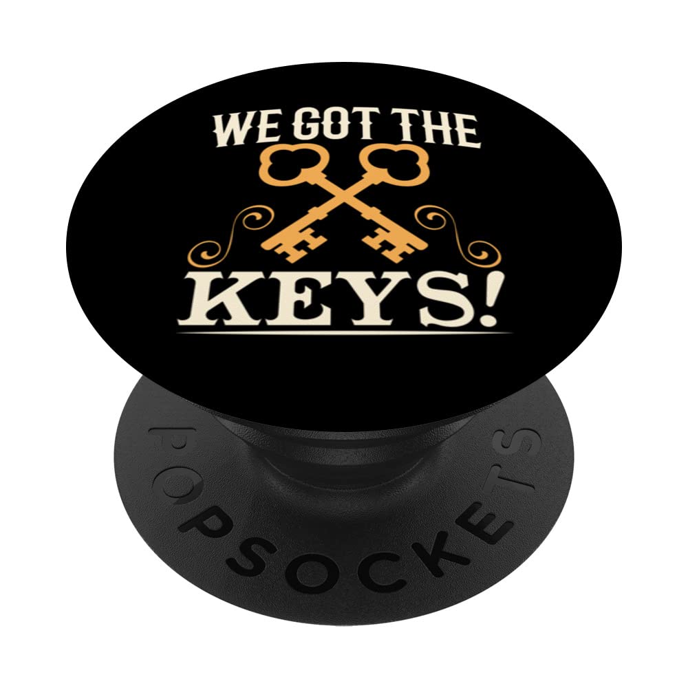 We Got The Keys House Home Homeowner Landlord PopSockets Swappable PopGrip — image 1