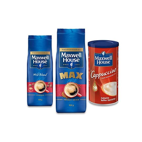 Maxwell House Max Instant-Kaffee, 500g löslicher Kaffee, Intensität 4/5, ideal für den Vendingbereich – Bild 3