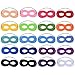 Blulu 20 Pieces Superhero Masks Eye Masks Felt Cosplay Masks Half Masks Party Masks with Elastic Rope for Party, Multicolor