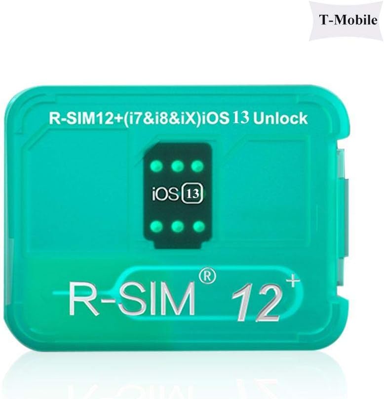 Goglor R-SIM12 V16 Nano Unlock Card to Unlock and Compatible ICCID Unlock Cards Get 4G, for iPhoneXS, X, 6, 7, 8 and Plus for iOS 13