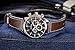 Watches, Men Sports Watches Water Resistant Wrist Watch with Leather Strap Chronograph Date Display