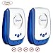 SENQIAO Ultrasonic Pest Control Repellent Electronic Plug In Indoor Pest Repeller for Rats, Roaches, Spiders, Other Insects,Non-toxic Environment-friendly, Humans & Pets Safe (Pack of 2)