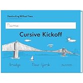 Learning Without Tears Cursive Kickoff Workbook, 2nd Grade+, Age 7+ | Multisensory print-to-cursive practice; learn cursive letters &amp; connections; ages 7+; homeschool, tutor &amp; OT