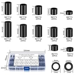 Nylon Spacers Set - 230PCS Black Standoffs Spacers