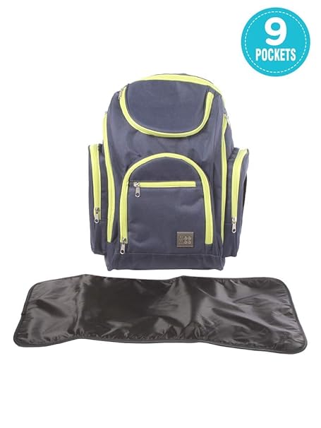 Mee Mee Multipurpose Diaper Bag (Backpack-Style, Denim Navy)