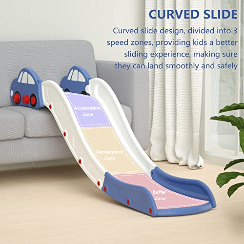 Kids Slide for Bed Couch Sofa Stairs Extended Widened Toddler Slide