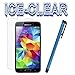 Sharp Aquos Crystal Case Combo(3-items)-VGUARD Dual- Layer Hard/Gel Hybrid Kickstand Armor Case (Black/Black)+ICE-CLEAR(TM) Screen Protector Shield(Ultra Clear)+Touch Screen Stylus
