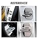 1797 Compatible Door Latches Covers for Mercedes Benz Accessories Car Door Lock Cover Buckle Cap AMG Logo Interior Parts W204 W212 X204 W164 W166 W245 R172 Anti Corrosion Stainless Steel Silver 4pcs