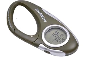 Hiking Altimeter - 9 * 5 * 2CM Digital Altimeter, Portable Multifunctional Device | Outdoor Hiking Gear with Thermometer Cara
