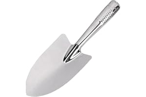 MAOMAOCHA Garden Trowel Stainless Steel Rust Resistant Hand Shovel Garden Spade Small Gardening Hand Tools Shovels for Weeding, Transplanting and Digging