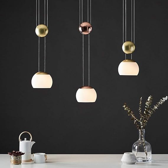 LaLa POP Nórdico De Lujo Moderno De La Lámpara De Cristal Pequeño Polea