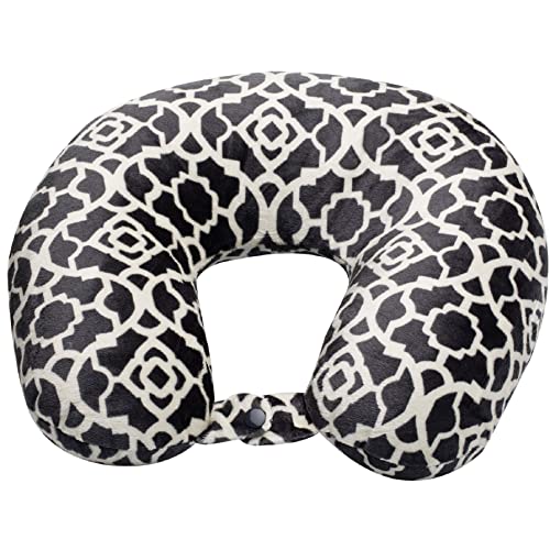 Wolf Essentials Adult Cozy Soft Microfiber Neck Pillow, Compact