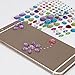 Self-adhesive Rhinestones Stickers Assorted Craft Jewels Multicolor Bling Gem Stickers 10 Crystal Rhinestone Sheets by fourHeart (Multicolor 01)