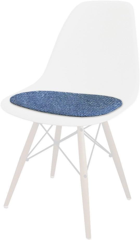 Sale ! 1 x Cushion Pad (Fabric) Perfect fit for DSW DSR inspired Chairs Blue Jeans Mobistyl® PADS-JE-1