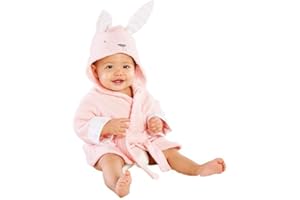 Toddler Baby Boys Girls Kids Bathrobe Infant Robes Cartoon Animals Hooded Towel Clothes Newborn Warm Coats Outfit