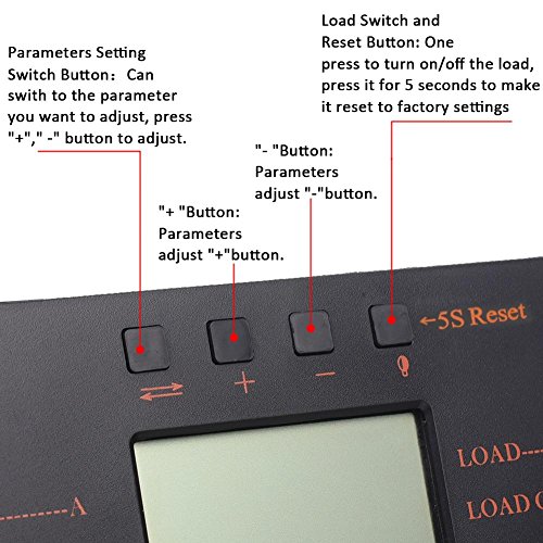 Sun YOBA 60A Solar Regulator Solar Charge Controller Solar Controller with USB Port - Thumbnail 5