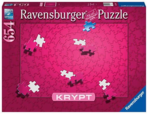 Ravensburger Krypt Puzzle Pink mit 654 Teilen, Schweres Puzzle für Erwachsene und Kinder ab 14 Jahren - Puzzeln ohne Bild, nur nach Form der Puzzleteile – Bild 3