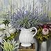 D'vine Dev 9 Inches White Ceramic Decorative Pitcher Flower Vase for Flower Bouquet - Ideal for Fresh Bouquets, Floral Arrangement, Home Decoration Vase