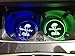 JSAMZ Car Logo LED Cup Pad led Cup Coaster USB Charging Mat Luminescent Cup Pad LED Mat Interior Atmosphere Lamp Decoration Light (Shelby)