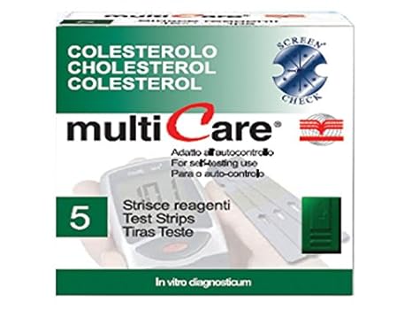 GiMa – multicareâ Cholesterin Streifen – 25 PCS. + 1 Chip – 23958