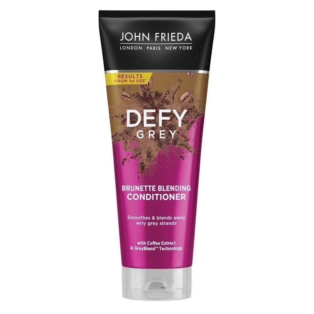 John Frieda Defy Grey Brunette Blending Conditioner 250ml for First Signs of Grey Hair