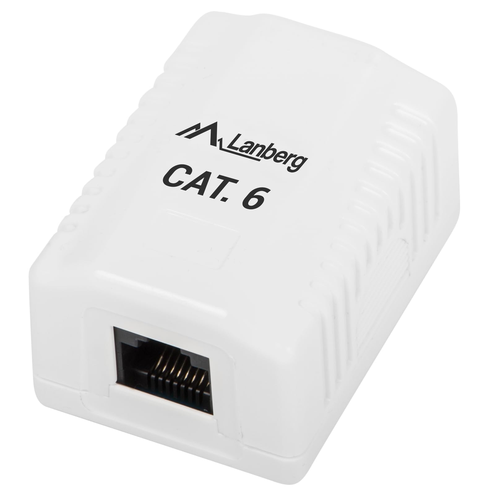 LANBERG Cat.6 UTP Surface Rosette 1X RJ45 Socket White