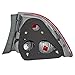 Brock Replacement Drivers Taillight Quarter Panel Mounted Tail Lamp Compatible with 06-08 Civic 33551SNAA02