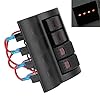 BQLZR-Black-4-Gang-DC-12V-Marine-Boat-Caravan-LED-Rocker-Switch-Panel-Breakers-with-Overload-Protection