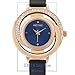 Dictac Wrist Watch Women Fashion Analog Black Leather Leisure Dress Watch