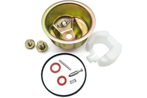 SPURICK Carburetor Chamber Float Bowl Needle Spring Seal Pin Gasket & Sealing Screw Washers, Carb Kit Compatible with Honda GX120 GX160 GX200 GXV120 GXV140 GXV160 Engine Snowblower Pressure Washer