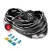 MICTUNING HD+ 12 Gauge 600W LED Light Bar Wiring Harness Kit with 60Amp Relay, 3 Free Fuse, On-off Waterproof Switch Red(2 Lead)