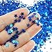 Star Confetti Holographic Stars Glitter Confetti for Christmas Decoration, Wedding Party Supplies and Nail Art - Navy, 6mm, Pack of 30 Grams primary
