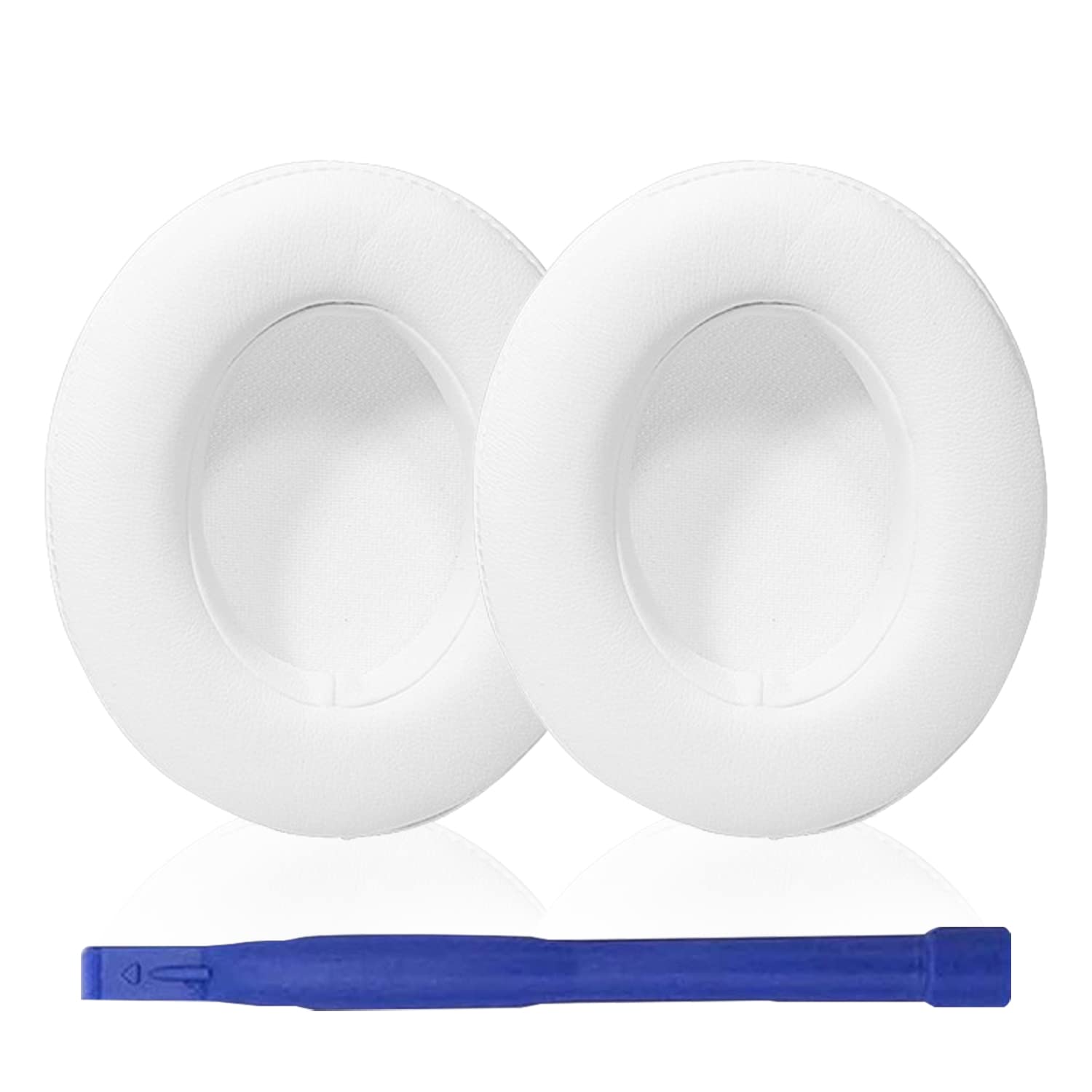 Aiivioll Replacement Earpads Ear Cushions Pads Muffs Compatible with Beats by Dr.Dre Studio 2 Studio 3 B0500 B0501 Wired Wireless Over-Ear Headphones (White)