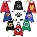 SpiderMarket 7 children party cape and masks coustumes