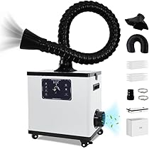 KQZ [Specialized] 210W Laser Fume Extractor 330m³/h Strong Suction