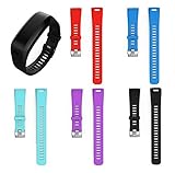 Garmin Vivosmart HR Band, BeneStellar Replacement Soft Silicone Bracelet Sport Strap Wristband Accessory with Screwdriver for Garmin Vivosmart HR(No Tracker, Replacement Bands Only) (05-Pack)